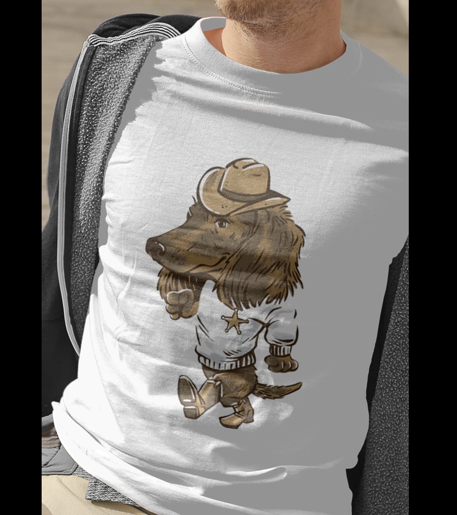 Starkville Derby 2026 Cowboy Dachshund Weenie Deputy Star T-Shirt