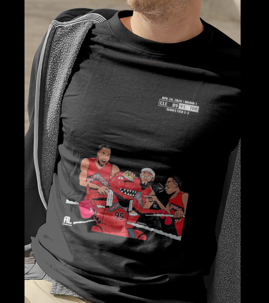 A Sketch After Every Raptors Game This Season 2026 Toronto Basketball Team Celebrates Victory In Classic Red Jerseys T-Shirt