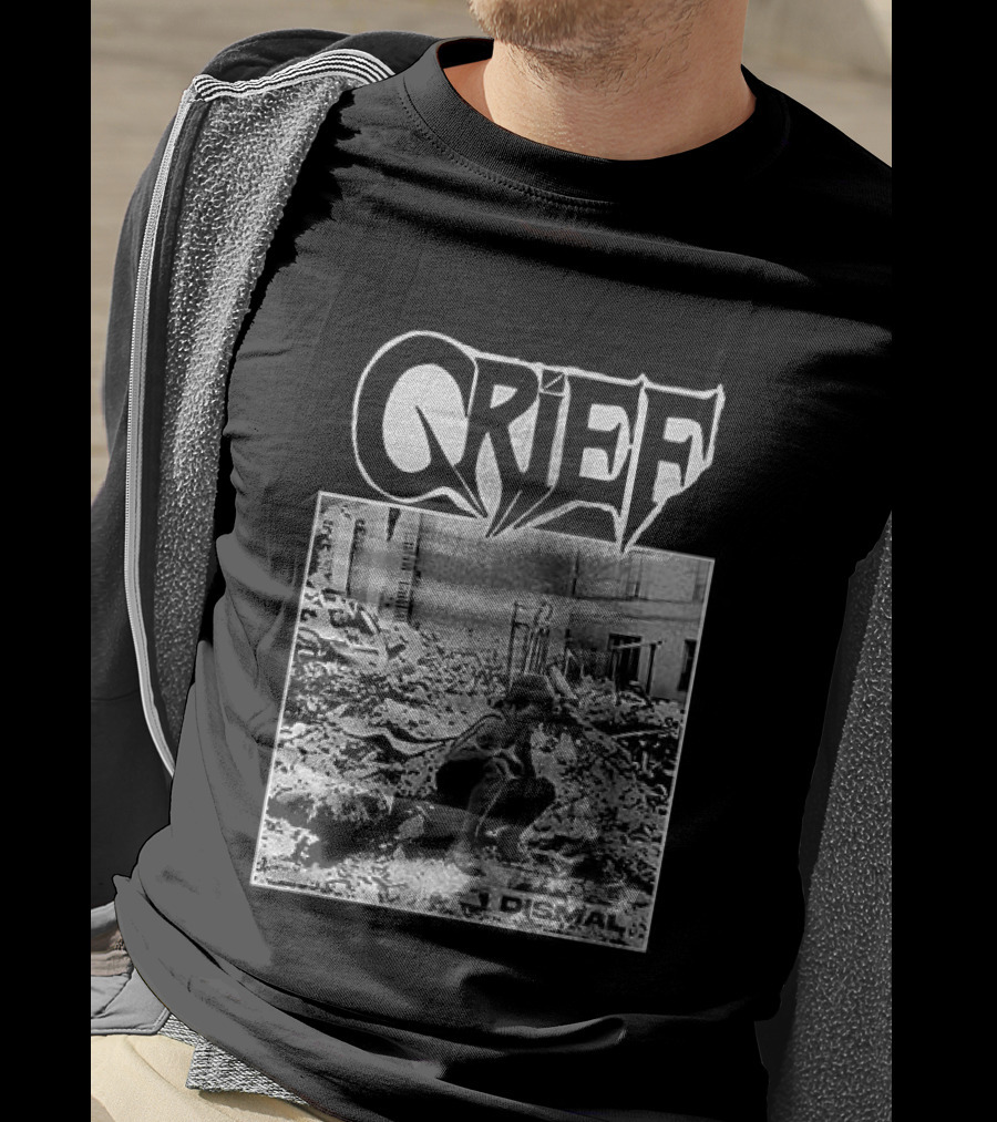 Crief Dismal Vintage Illustration With Forest And Figure T-Shirt