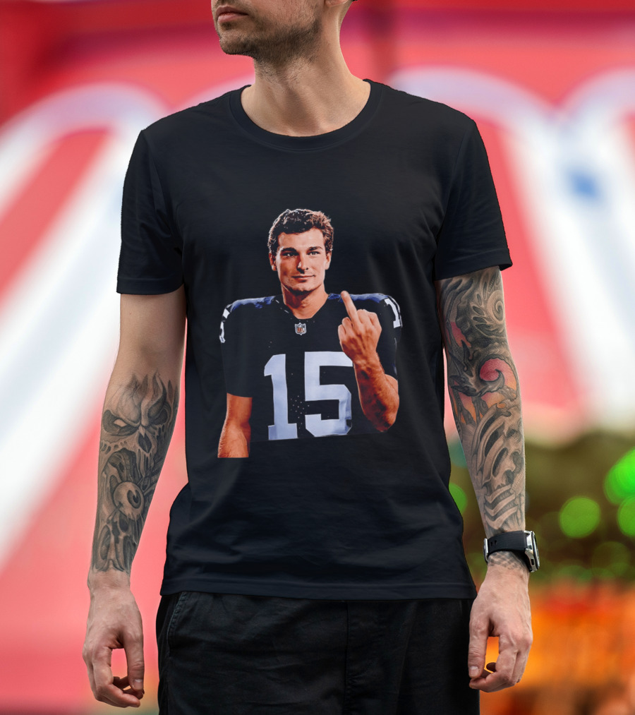 Las Vegas Raiders Fernando Mendoza 2026 Middle Finger Gesture T-Shirt