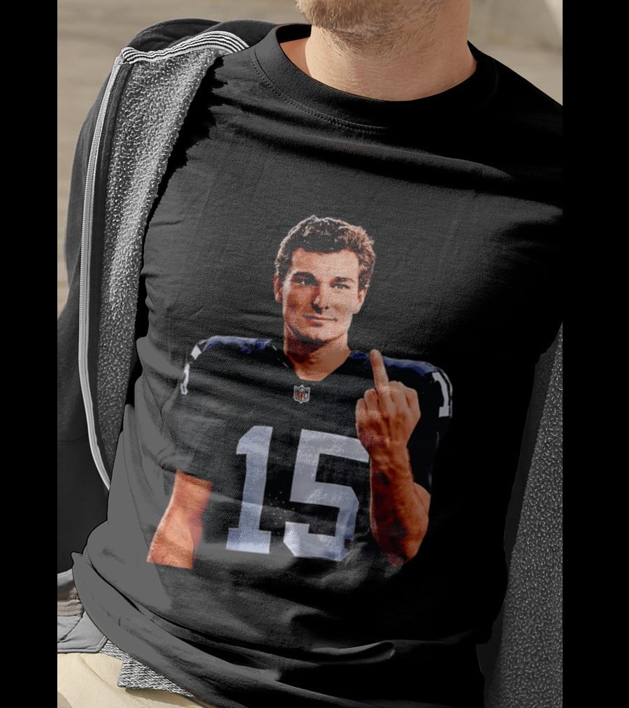 Las Vegas Raiders Fernando Mendoza 2026 Middle Finger Gesture T-Shirt