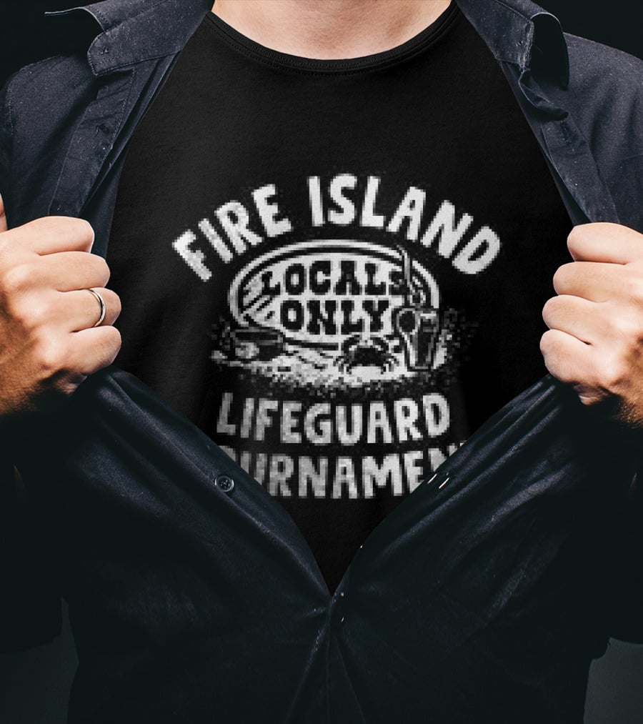 Fire Island Lifeguard Tournaments Local Only T-Shirt