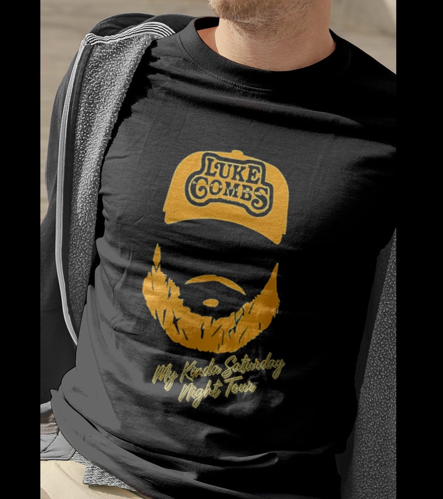 Green Bay Packers Luke Combs My Kinda Saturday Night Tour T-Shirt