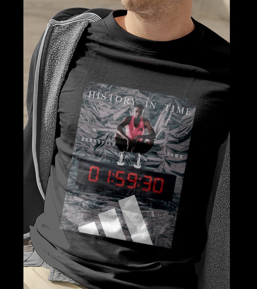 Sabastian Sawe History In Time Marathon 01:59:30 T-Shirt