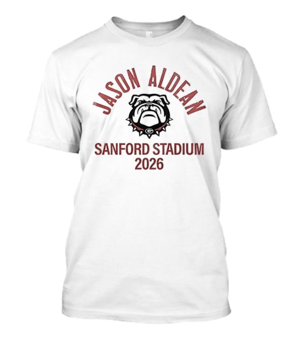 Jason Aldean Sanford Stadium 2026 Bulldog T-Shirt