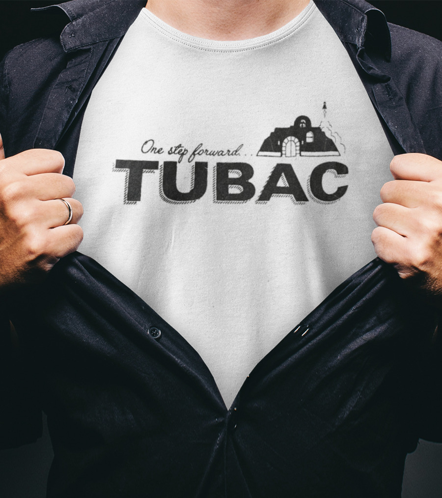 One Step Forward Tubac Mission Building T-Shirt