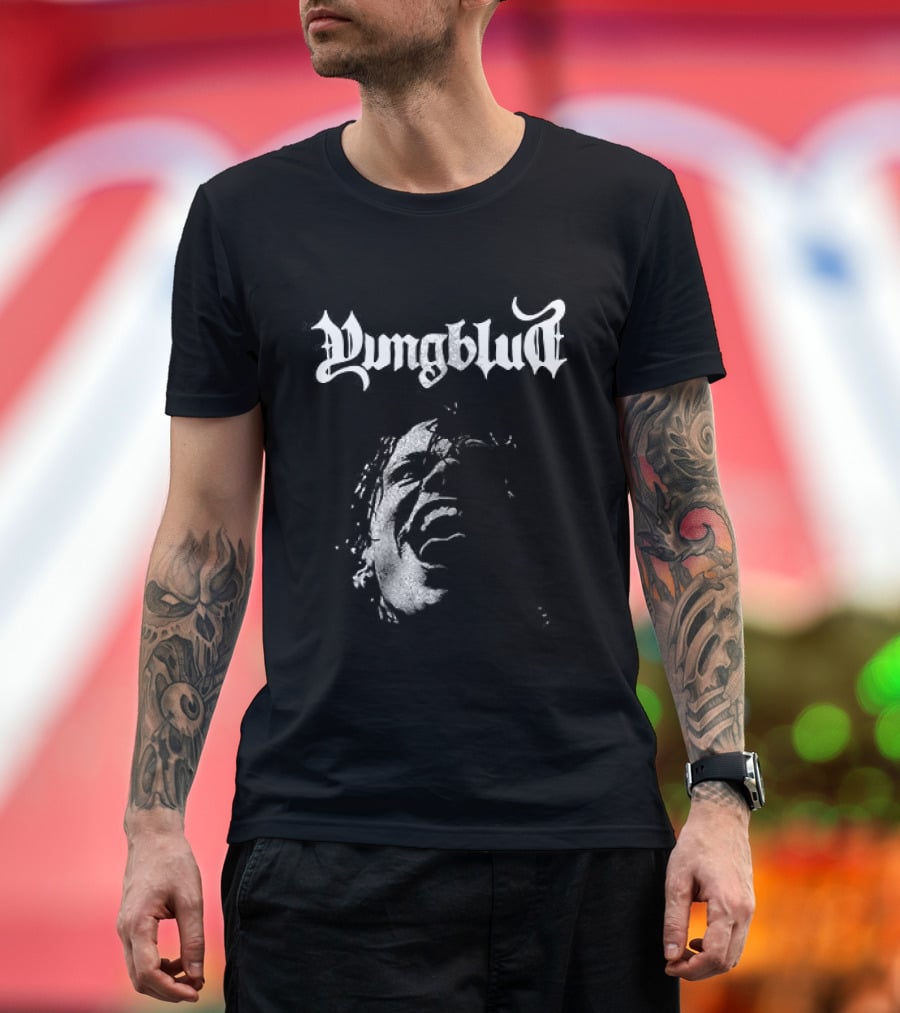 Yungblud Idols The World Tour Wing Face T-Shirt