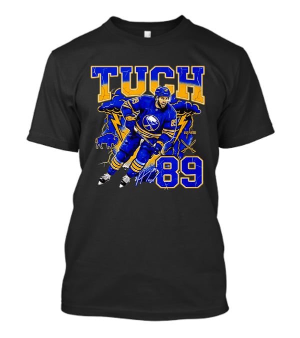 Tuch Buffalo Sabres 89 Hockey Est. 1970 T-Shirt