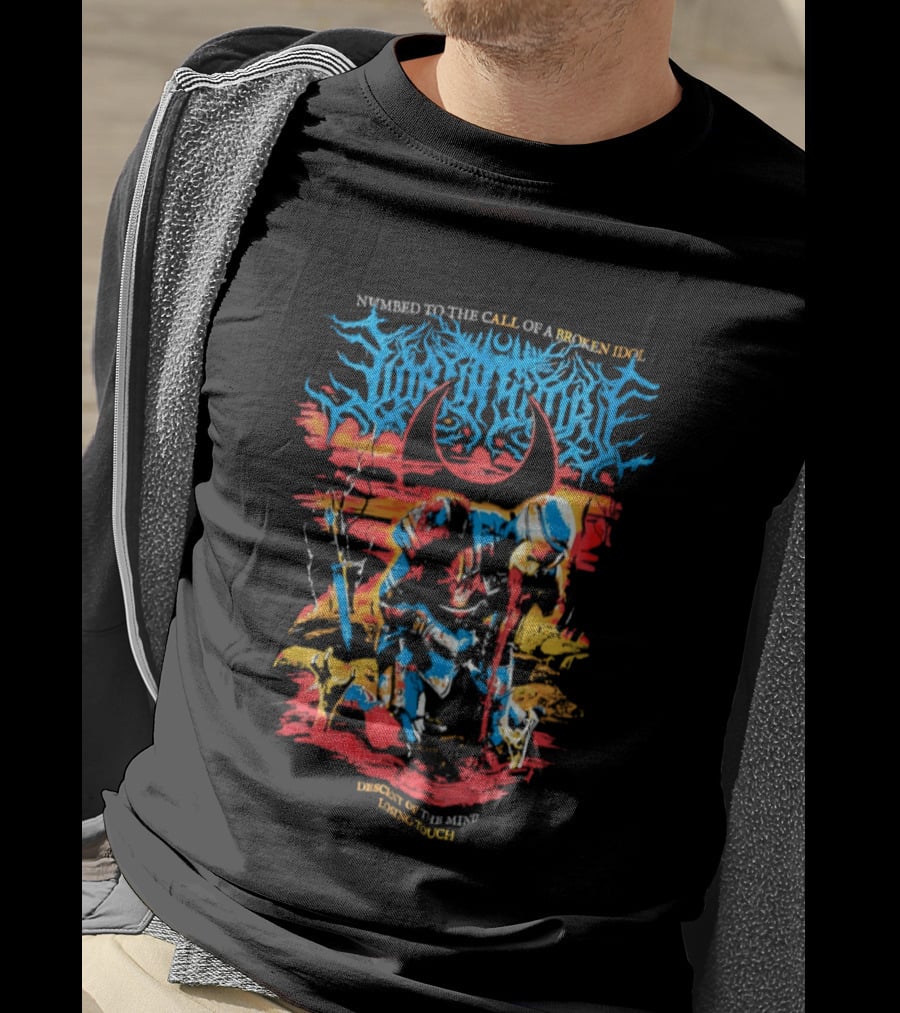 Numbed To The Call Of A Broken Idol Descent Of The Mind Losing Touch T-Shirt