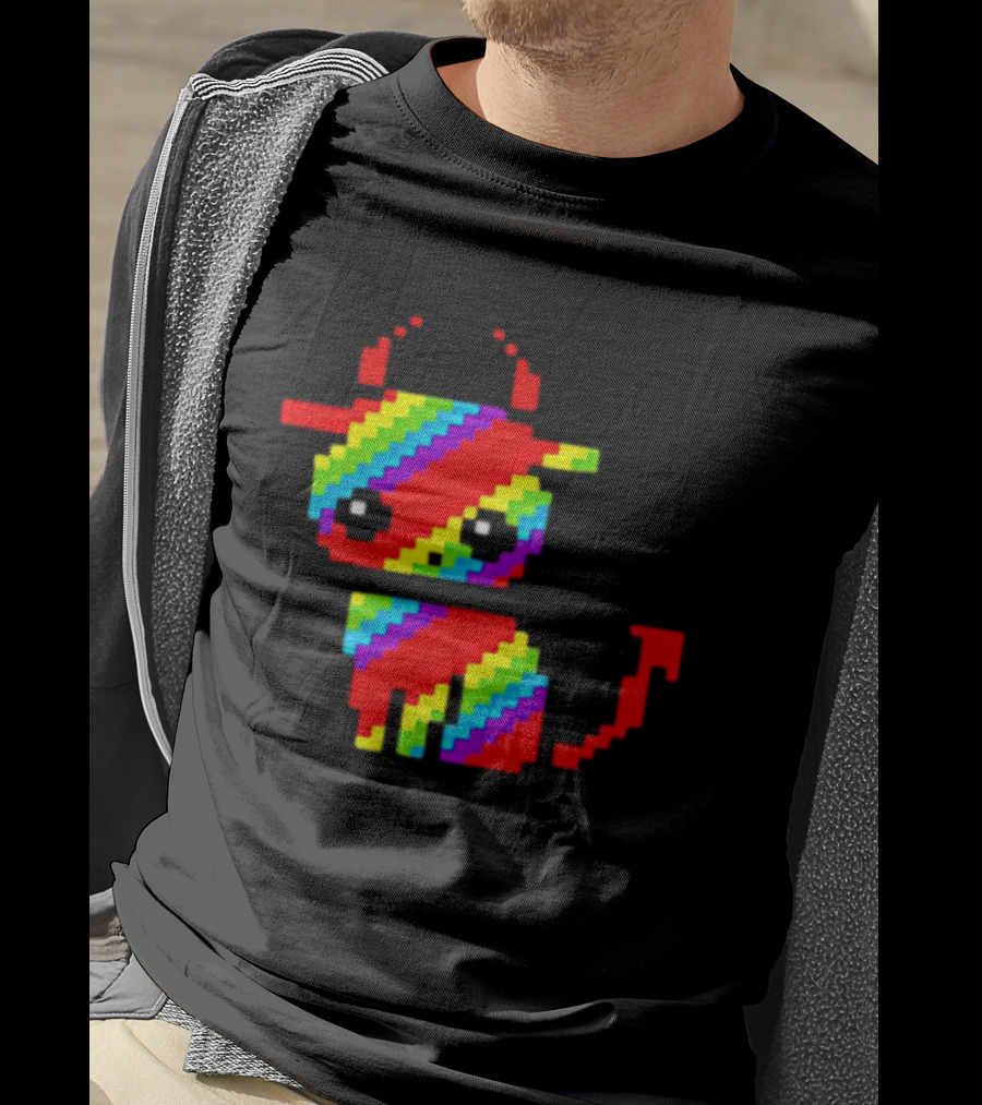 Nyan Cat Heavy Metal Devil Pixel Rainbow Devil Cat T-Shirt