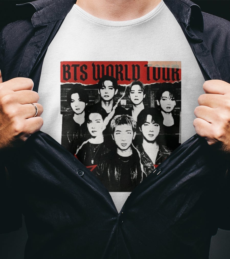 BTS World Tour 2026 2027 Arirang Concert Bangtan Sonyeondan Tour T-Shirt