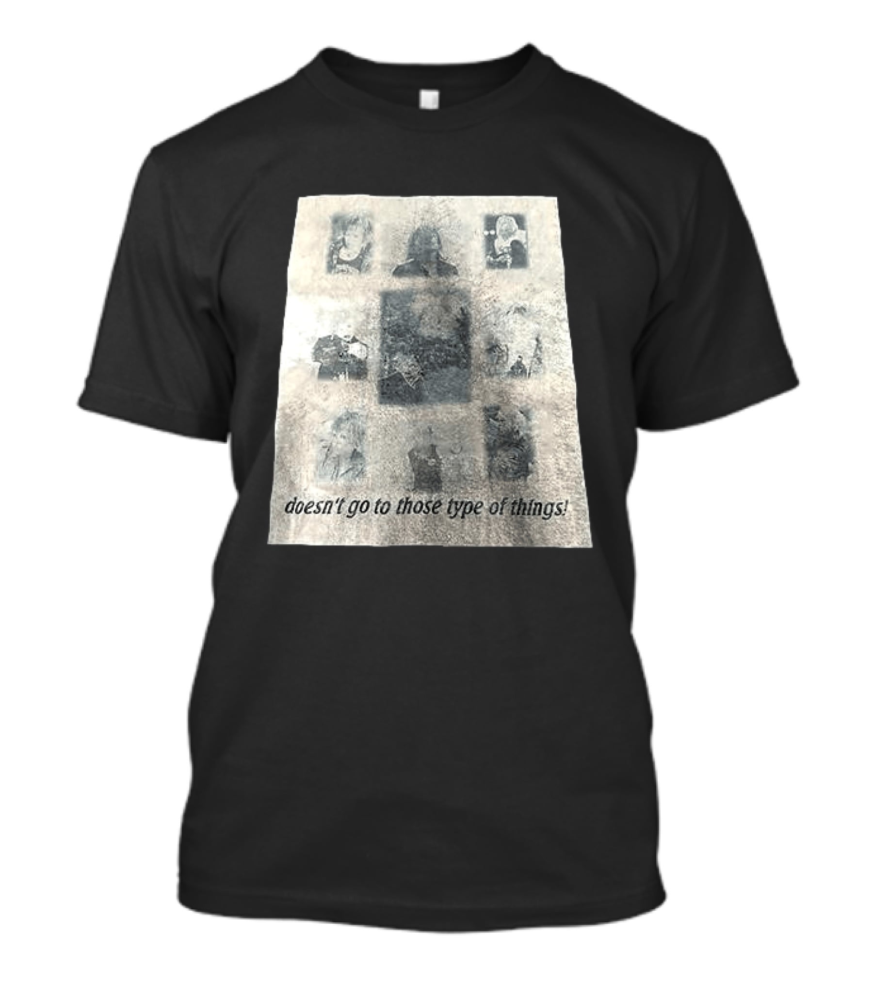 Dir En Grey Kyo Collage Doesn't Go To Those Type Of Things T-Shirt