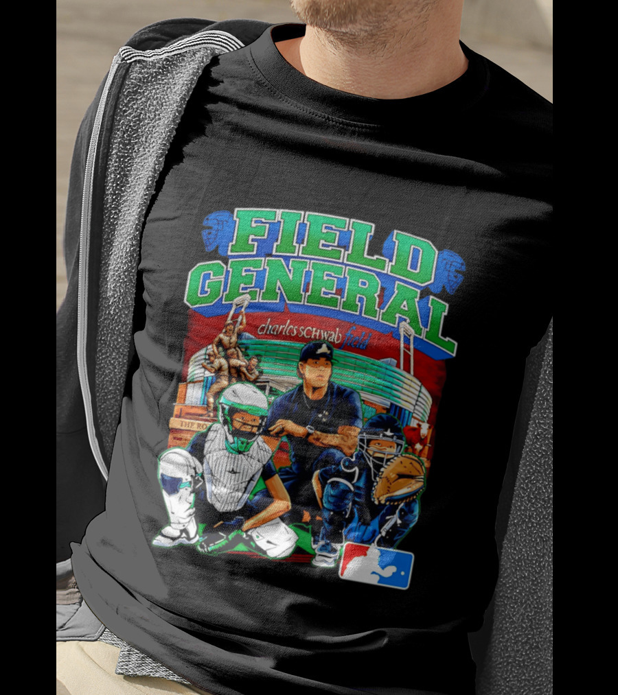 Field General Charles Schwab Field Baseball Player 0002 T-Shirt