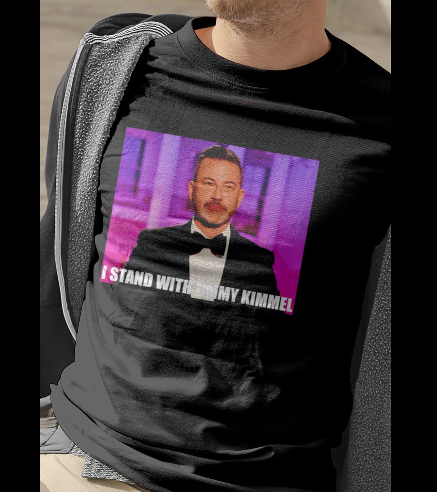 I Stand With Jimmy Kimmel Against Melania Trump T-Shirt