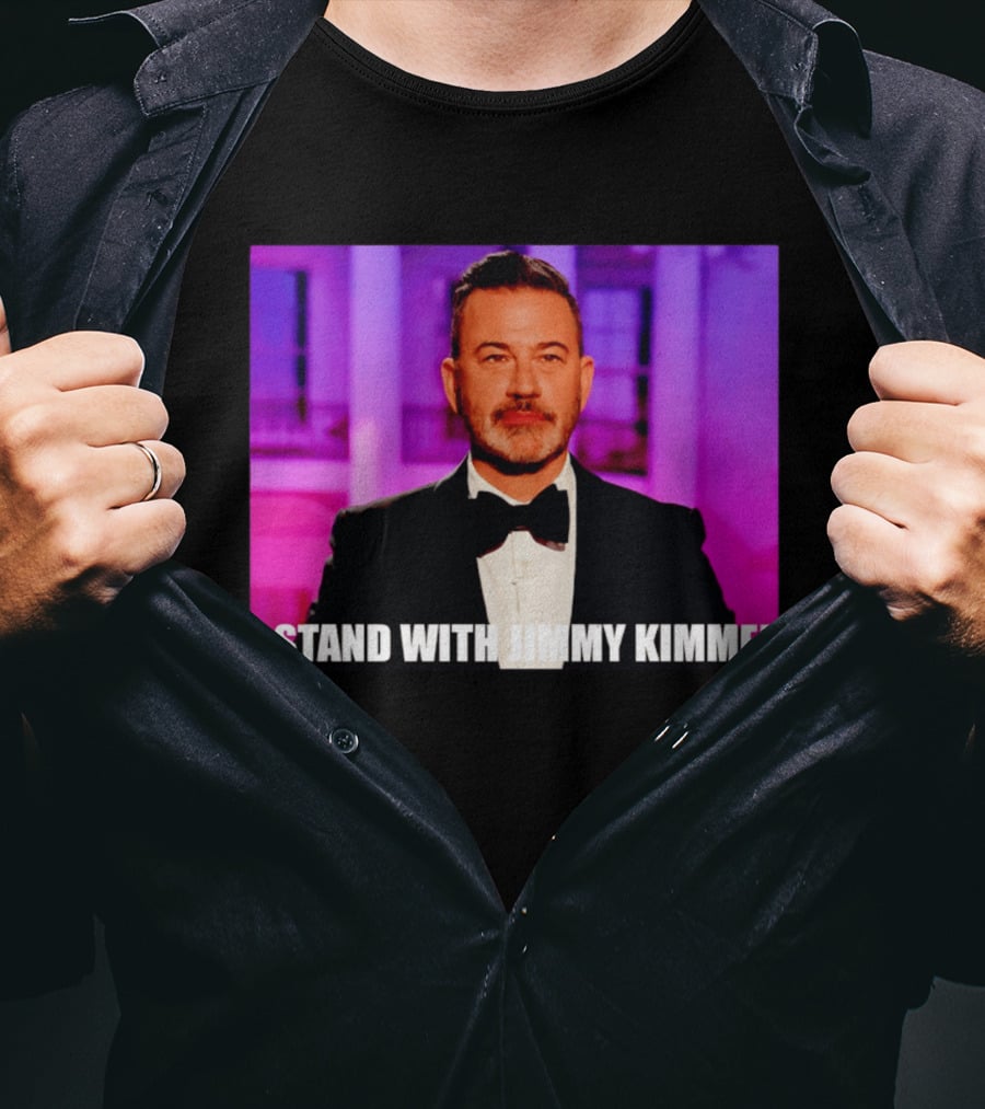 I Stand With Jimmy Kimmel Against Melania Trump T-Shirt