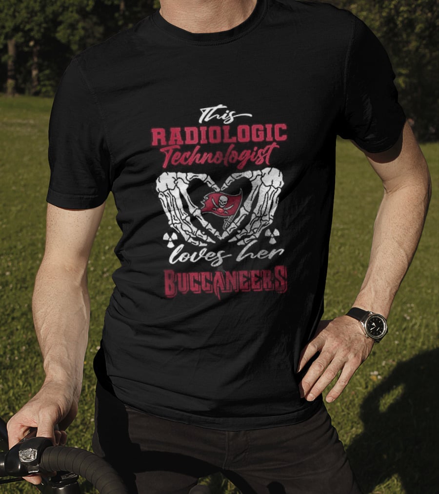 Tampa Bay Buccaneers Radiologic Technologist Loves Her Skeleton T-Shirt
