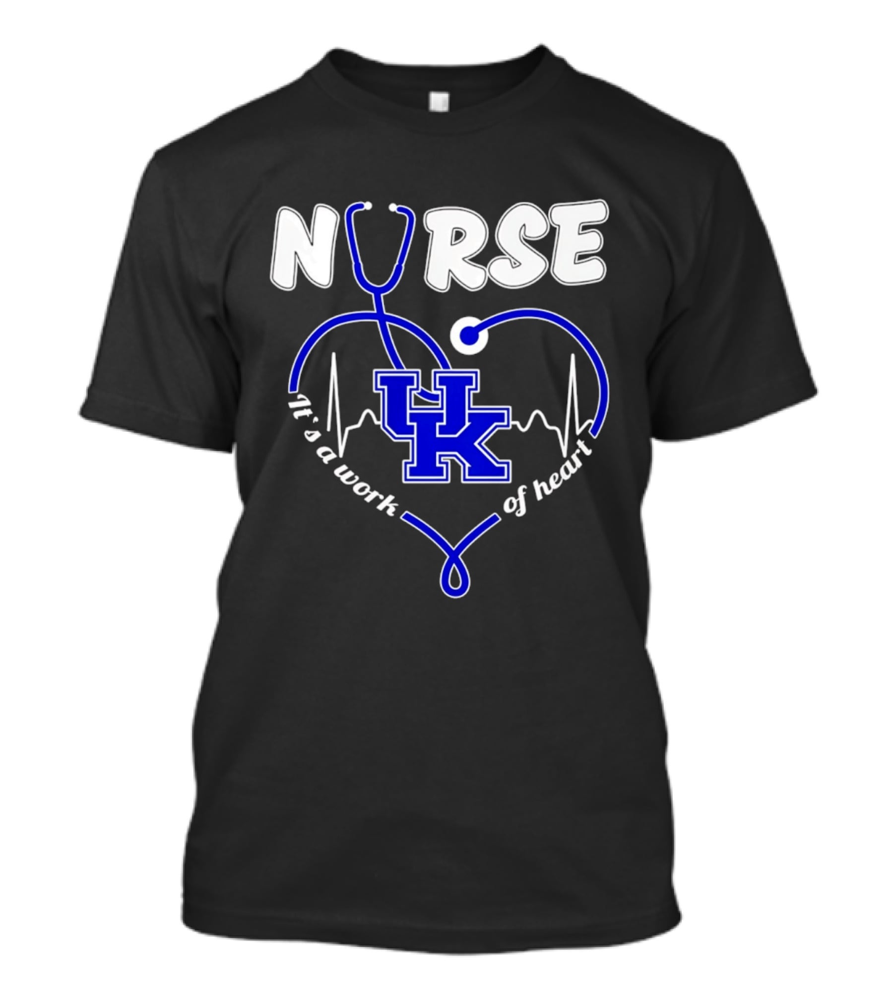 Nurse Kentucky Wildcats It's A Work Of Heart 2026 T-Shirt