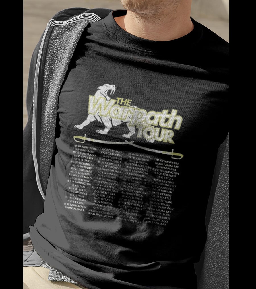 Warpath Tour Dates Schedule And Locations T-Shirt