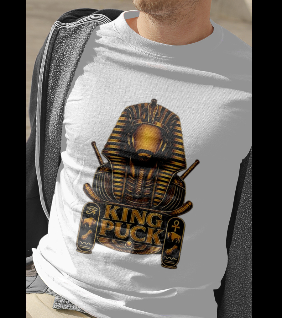 King Puck Pharaoh Buffalo Sabres Egyptian Hockey T-Shirt