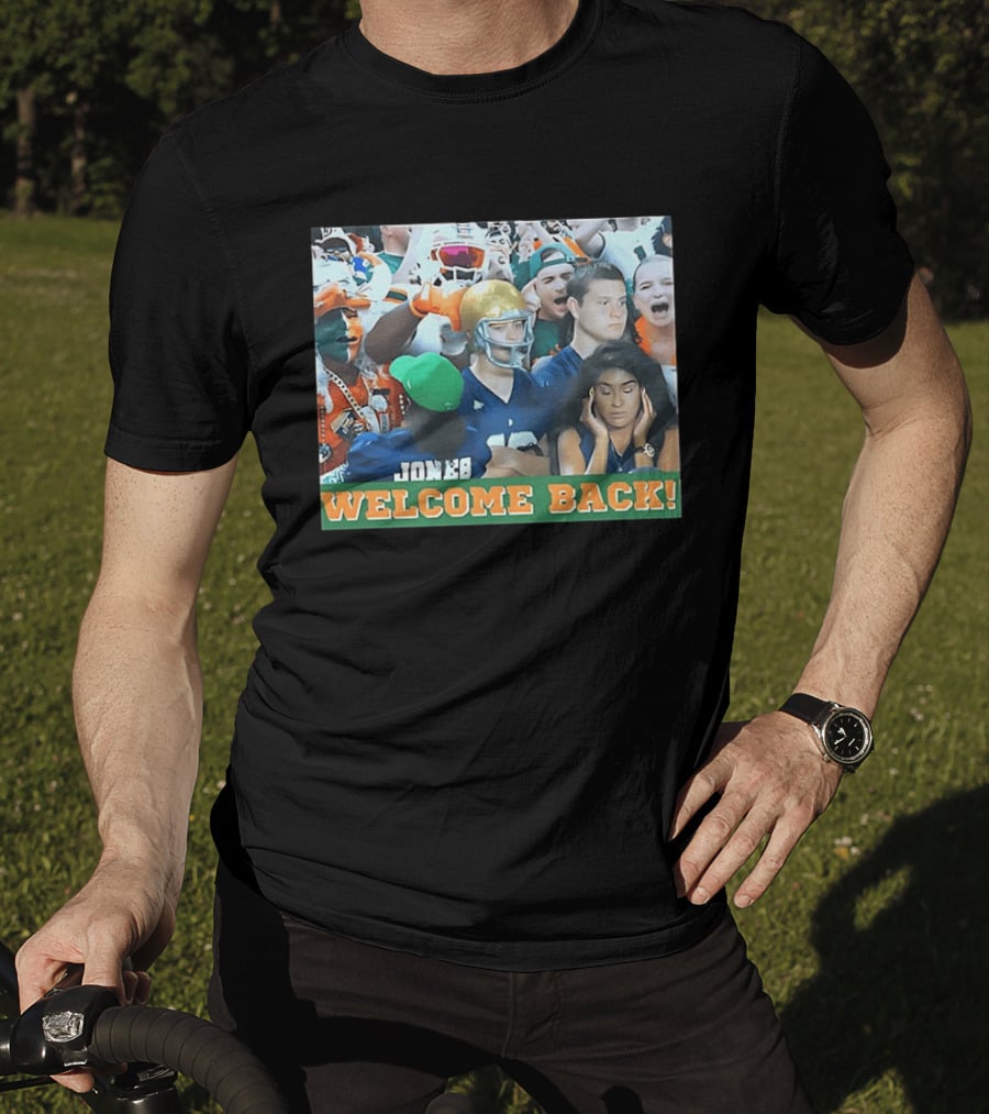 Miami Hurricanes Welcome Back Photo Crowd Scene T-Shirt