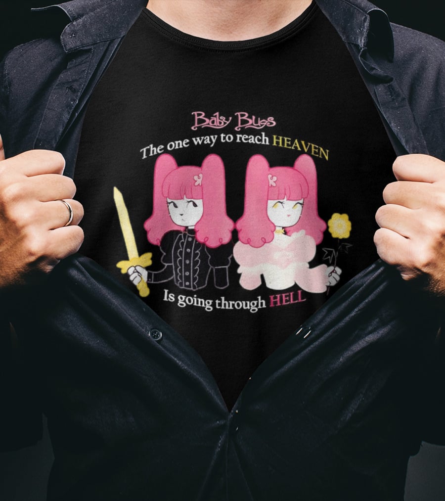 Baby Bugs Duality Journey To Heaven And Hell T-Shirt