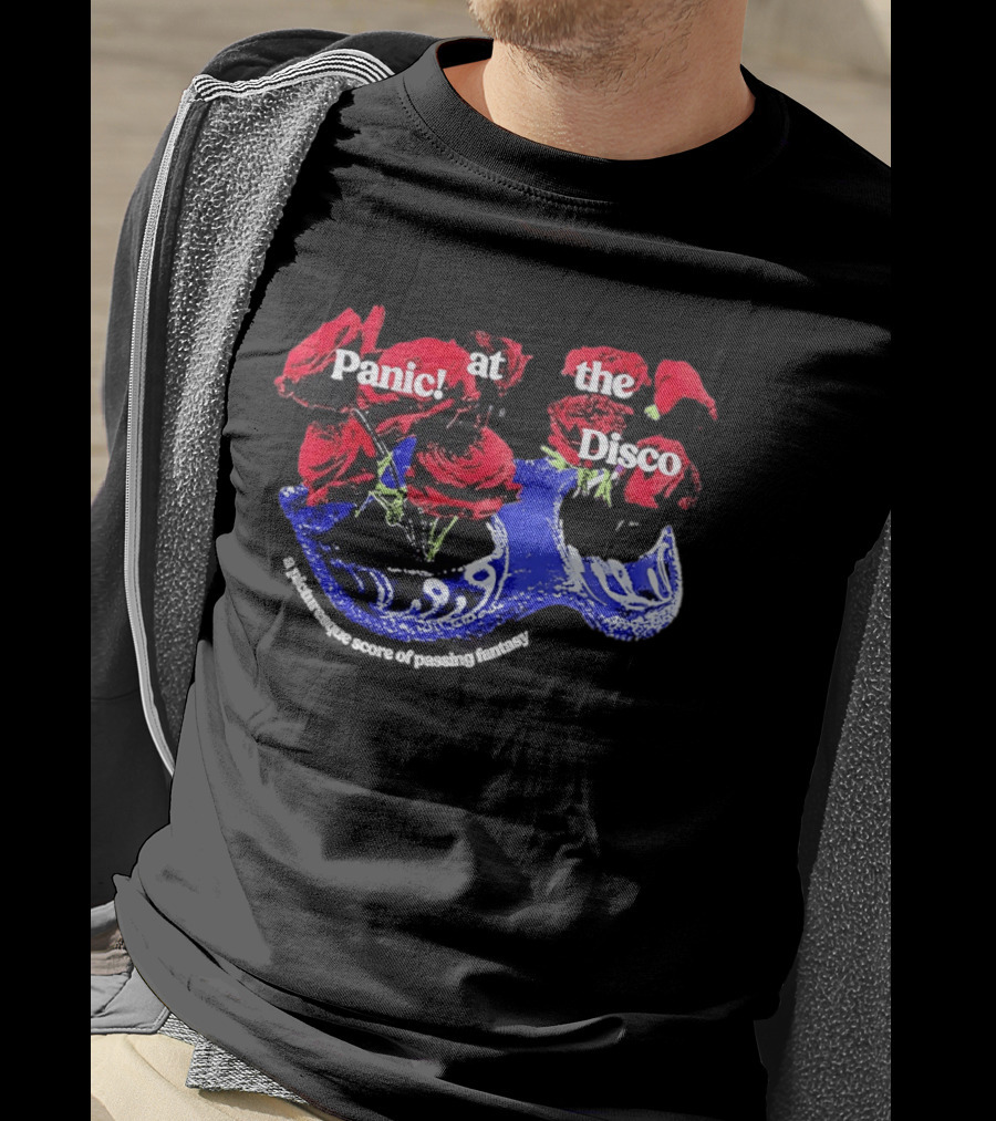 Panic At The Disco Rose Mask Passing Fantasy T-Shirt