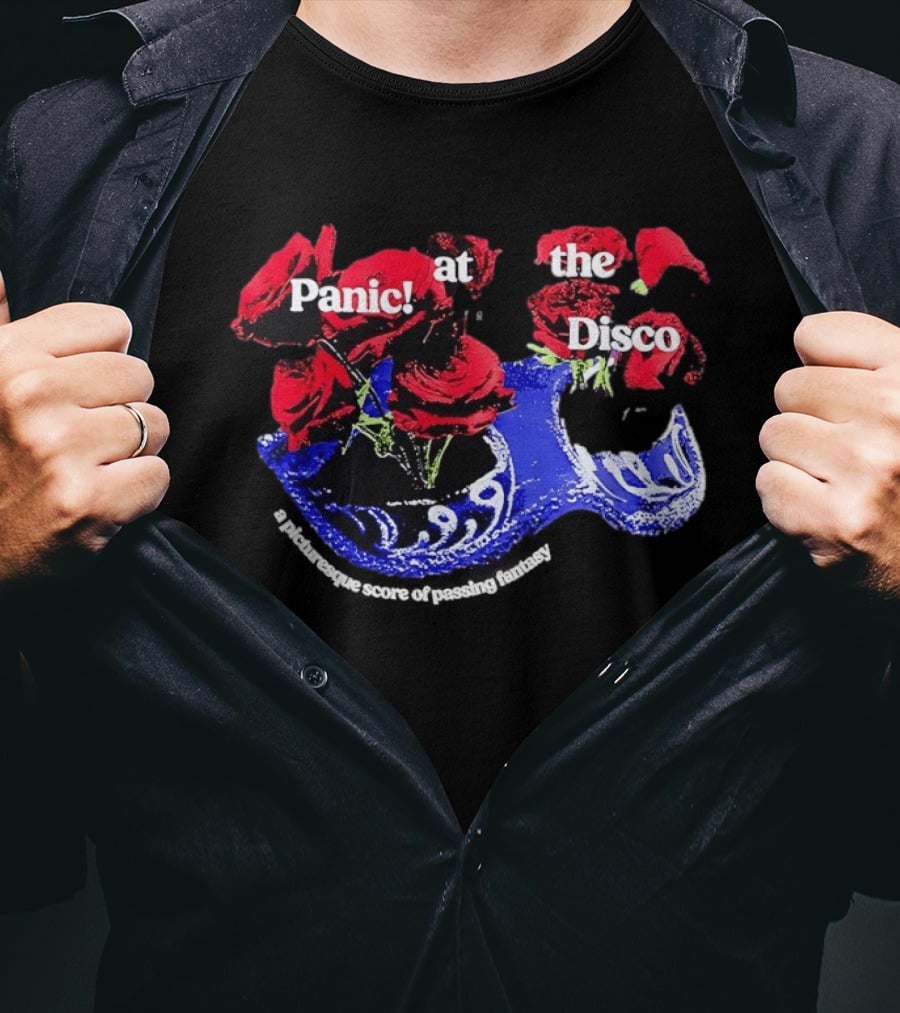Panic At The Disco Rose Mask Passing Fantasy T-Shirt