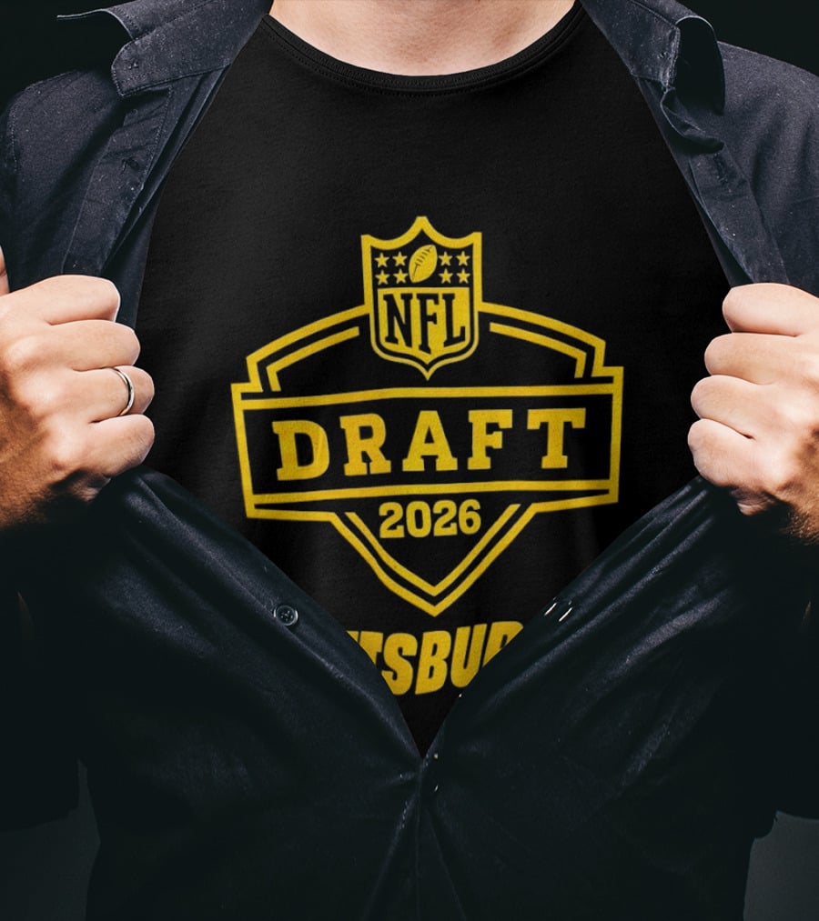 Pittsburgh NFL Draft 2026 Football Steelers T-Shirt