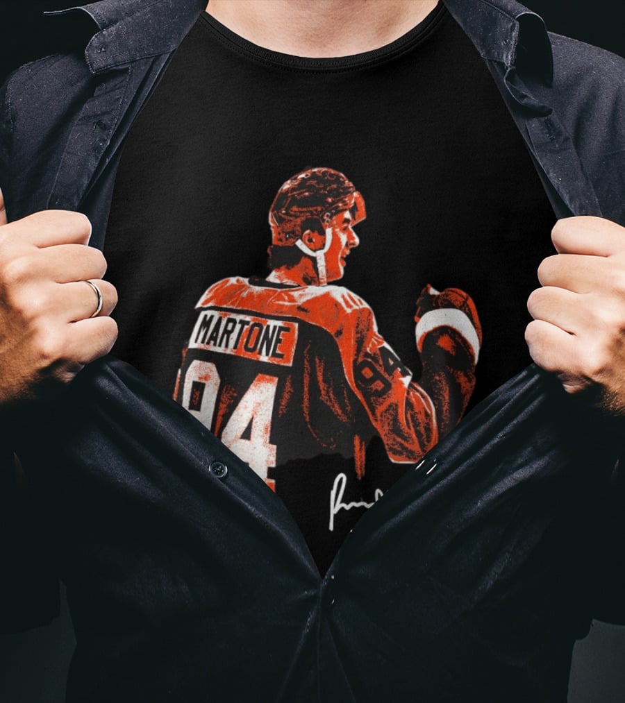 Porter Martone 94 Philadelphia Flyers Hockey NHL Player T-Shirt