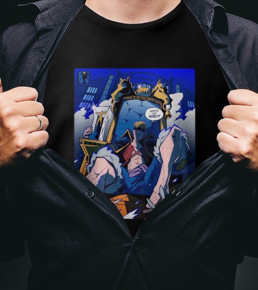 Cooper Flagg Dallas Mavericks Rookie Of The Year One Piece Luffy Pirate King Throne T-Shirt