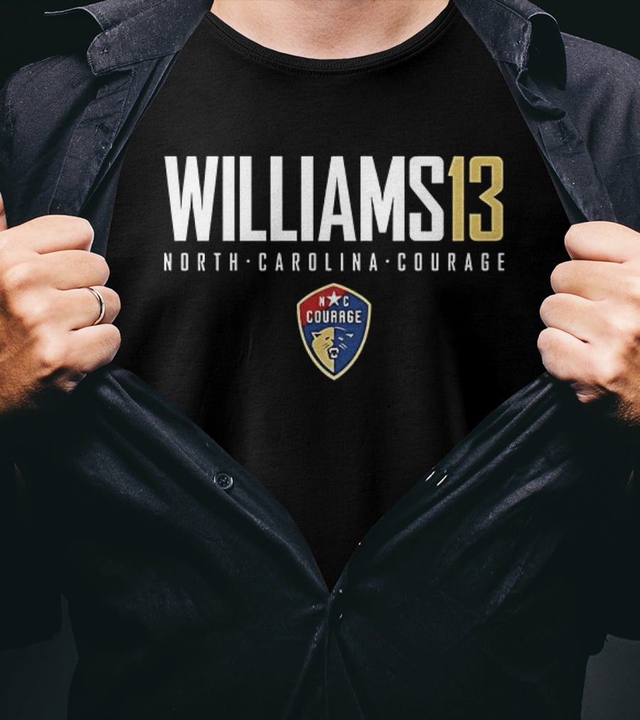 WILLIAMS 13 North Carolina Courage NC T-Shirt