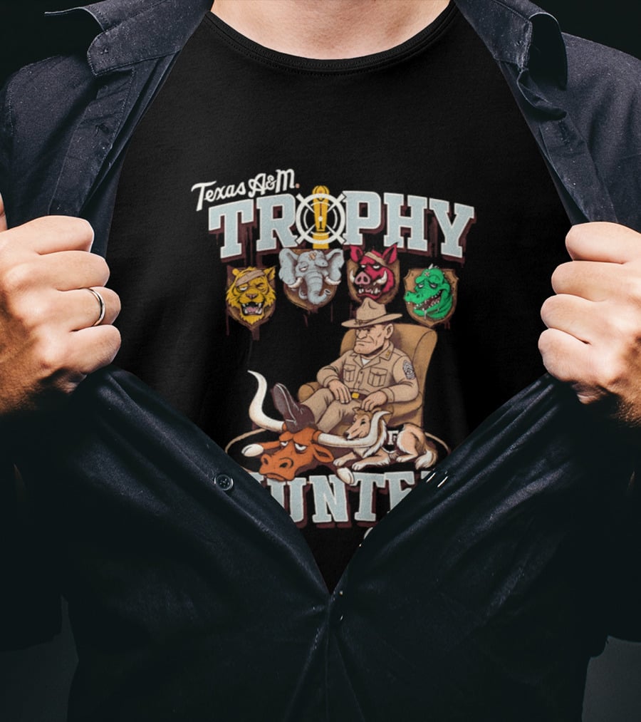 Texas A&M Trophy Hunter Sgt Dan Approved Aggies T-Shirt