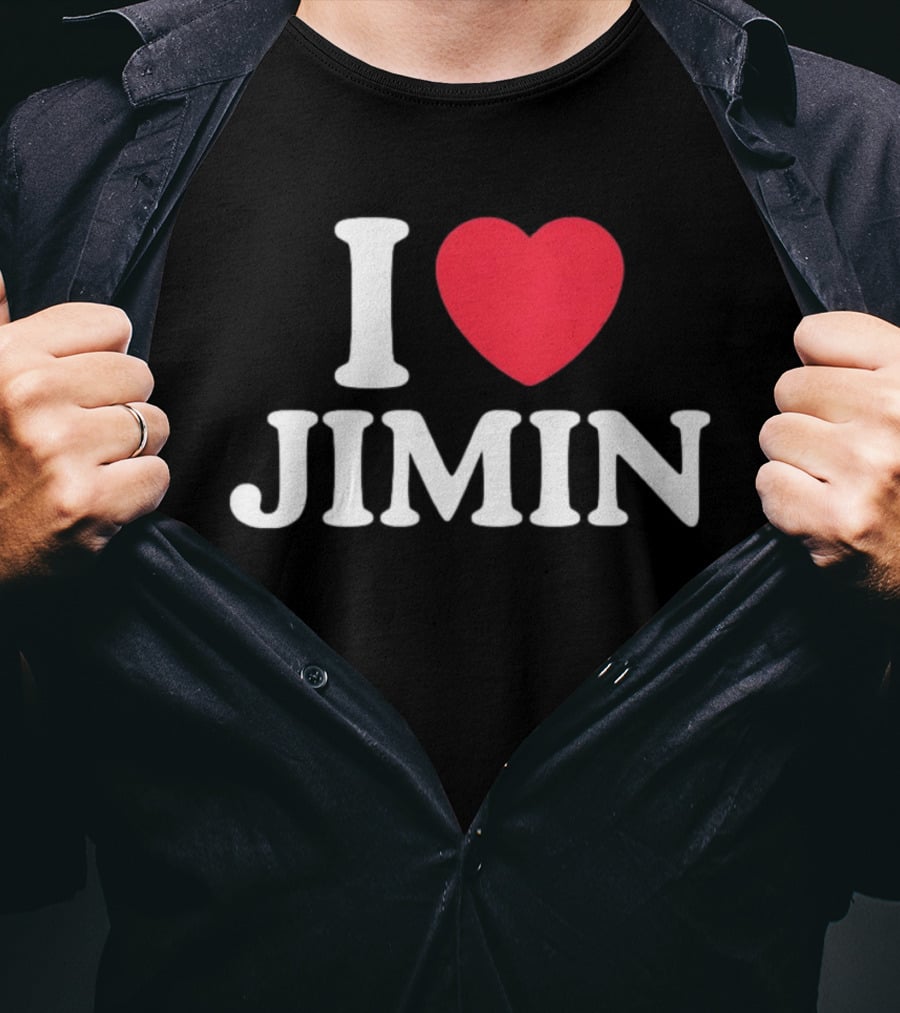 I Love Jimin BTS KPop Lover Fan T-Shirt
