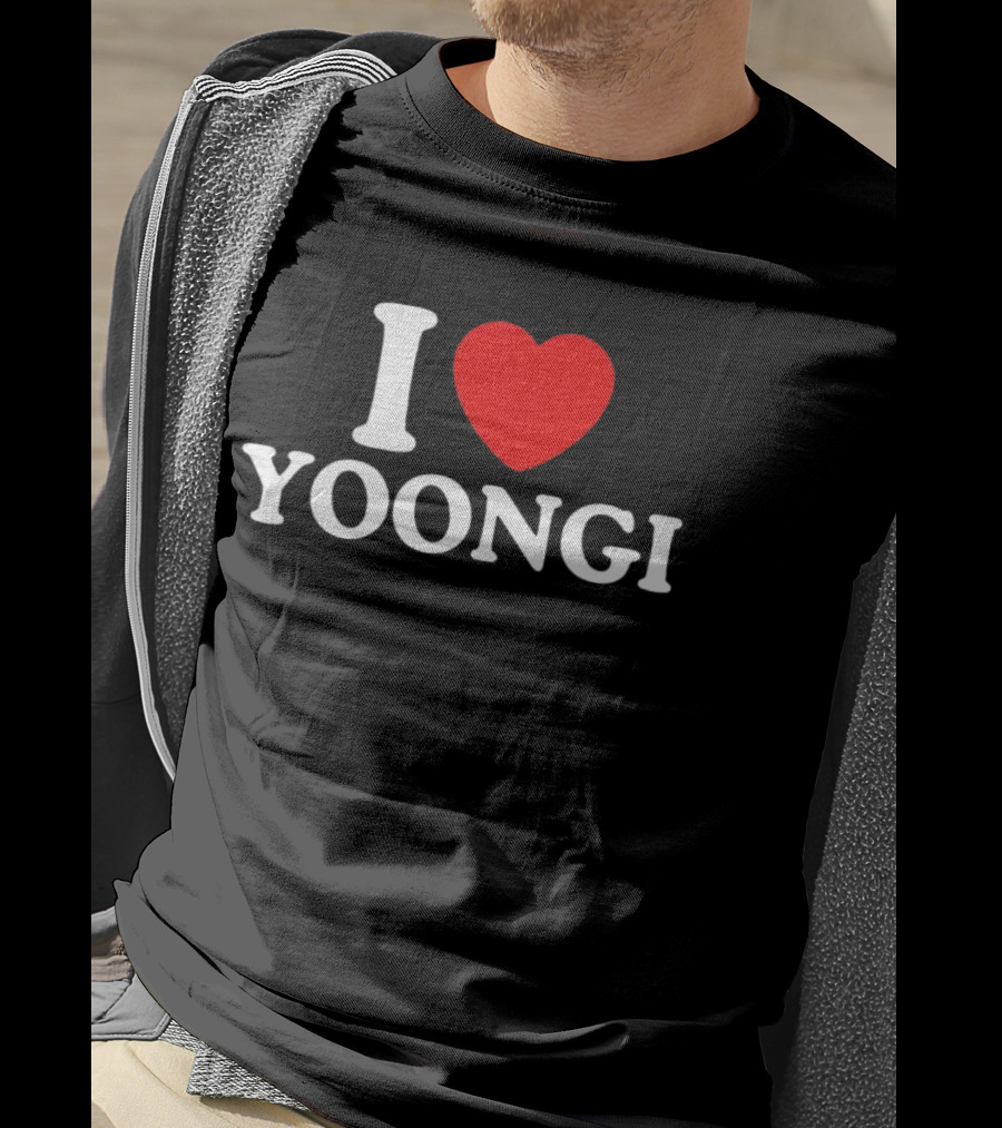 I Love Yoongi BTS Fan T-Shirt