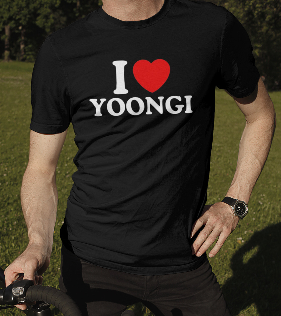 I Love Yoongi BTS Fan T-Shirt
