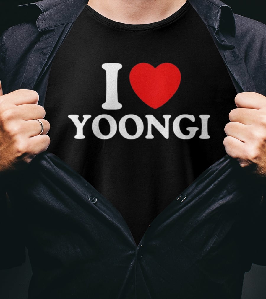 I Love Yoongi BTS Fan T-Shirt