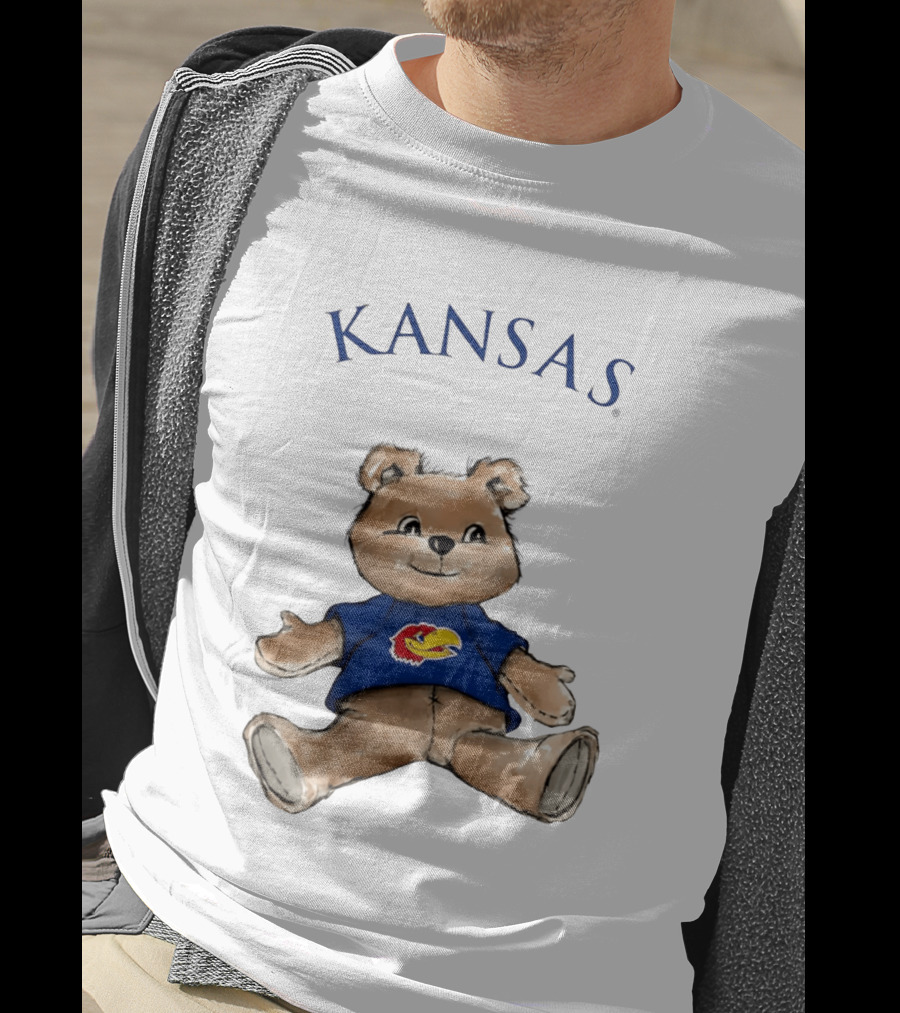 Kansas Jayhawks Teddy Bear KU Jayhawk T-Shirt