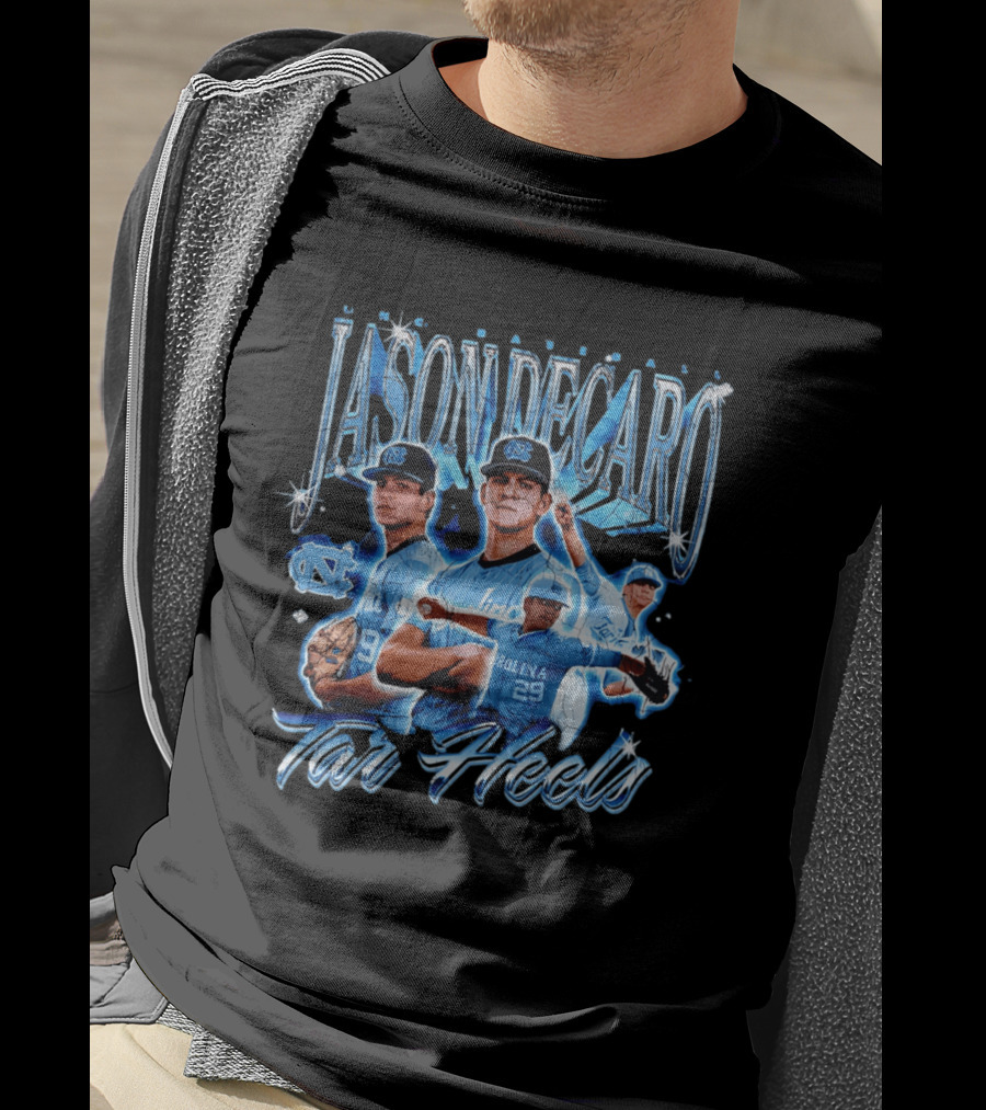 North Carolina Tar Heels Baseball Jason DeCaro T-Shirt