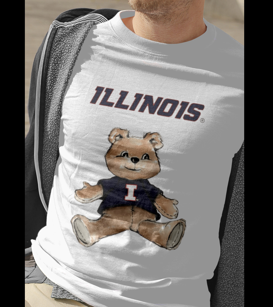 Illinois Fighting Illini Teddy Bear With I T-Shirt