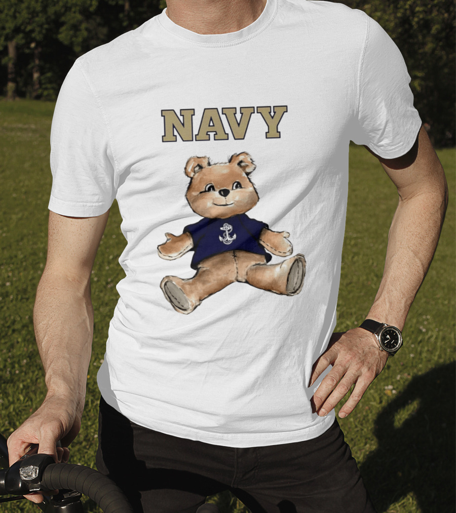 Navy Midshipmen Teddy Bear Anchor T-Shirt