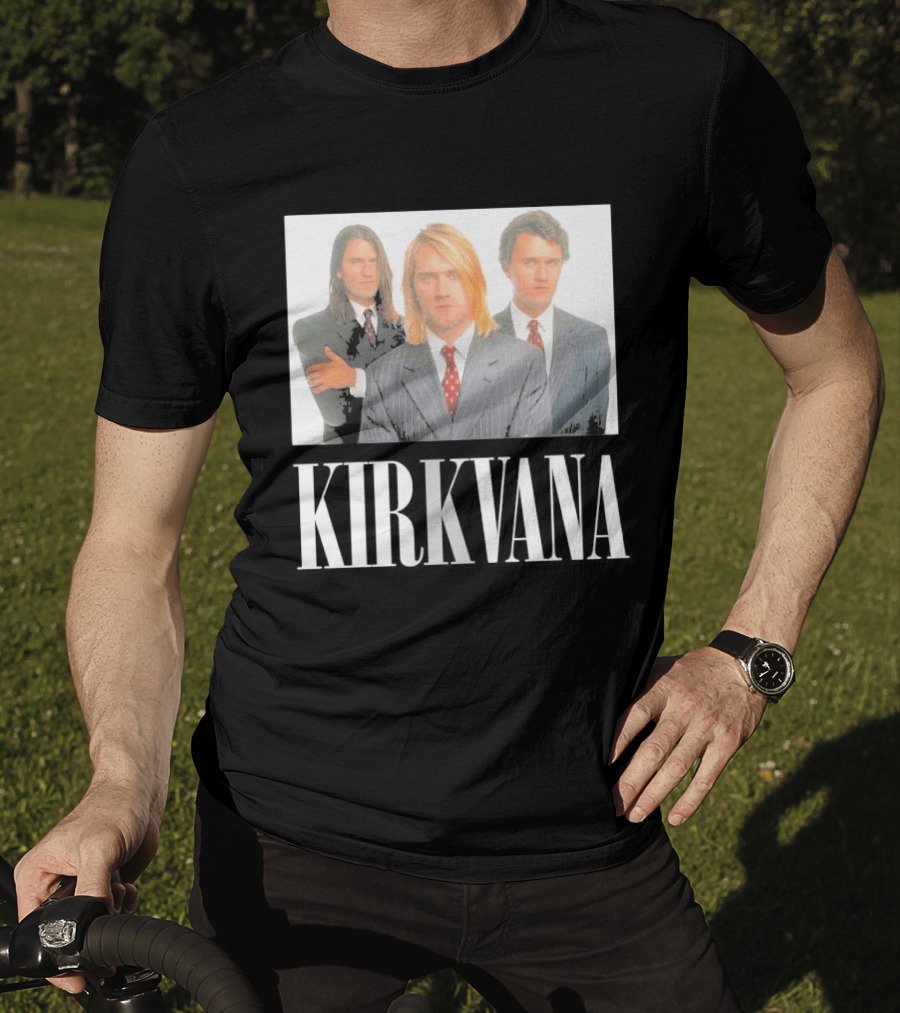 Kirkvana Grunge Band Members In Suits T-Shirt