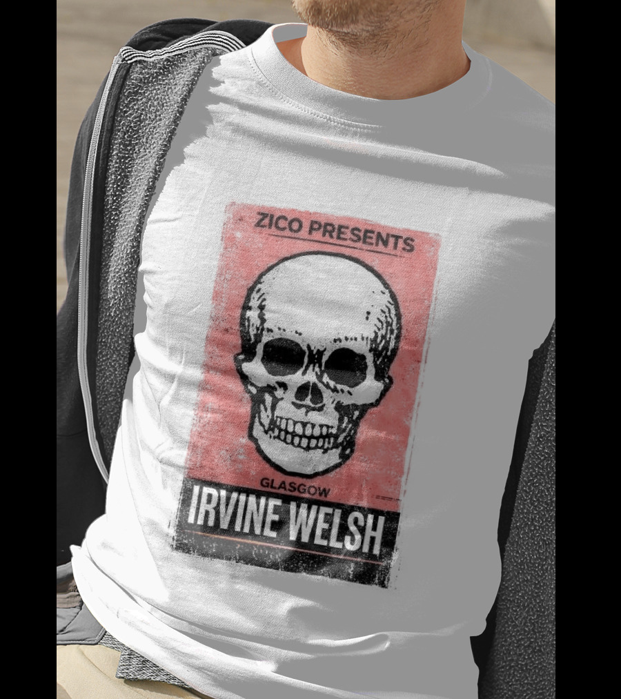 Zico Presents Irvine Welsh Glasgow Skull Red T-Shirt