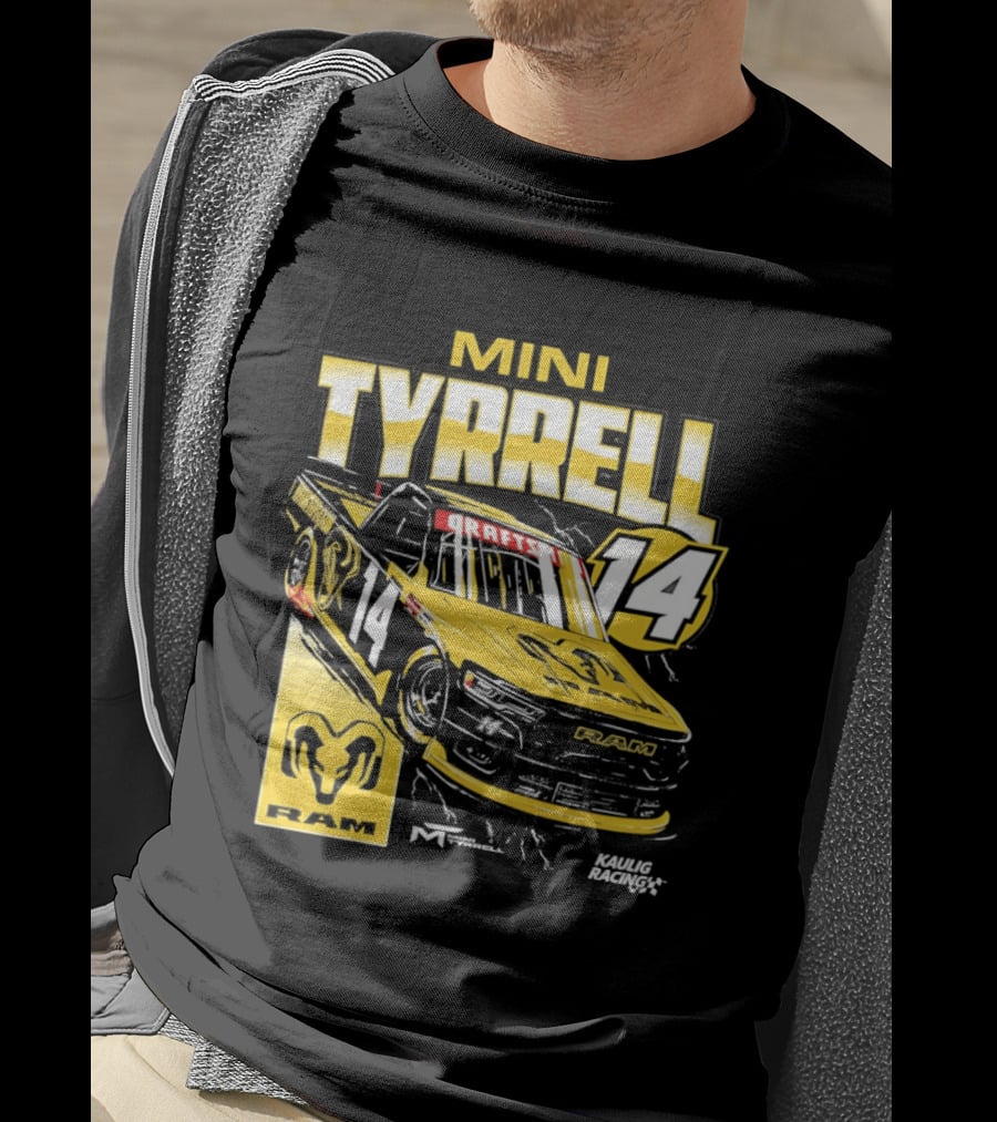 Mini Tyrell Kaulig Racing Ram NASCAR Craftsman 14 Car T-Shirt
