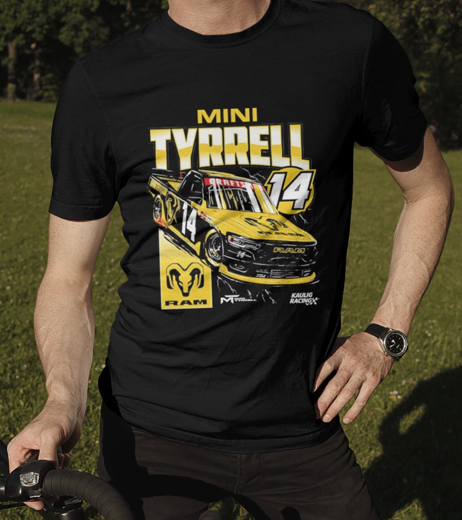 Mini Tyrell Kaulig Racing Ram NASCAR Craftsman 14 Car T-Shirt