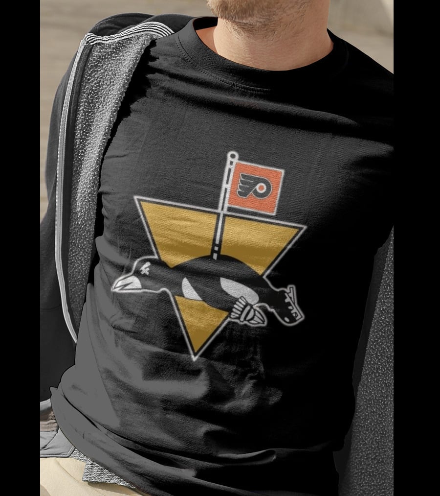 Philadelphia Beat 2026 Flyers Vs Penguins Rivalry T-Shirt