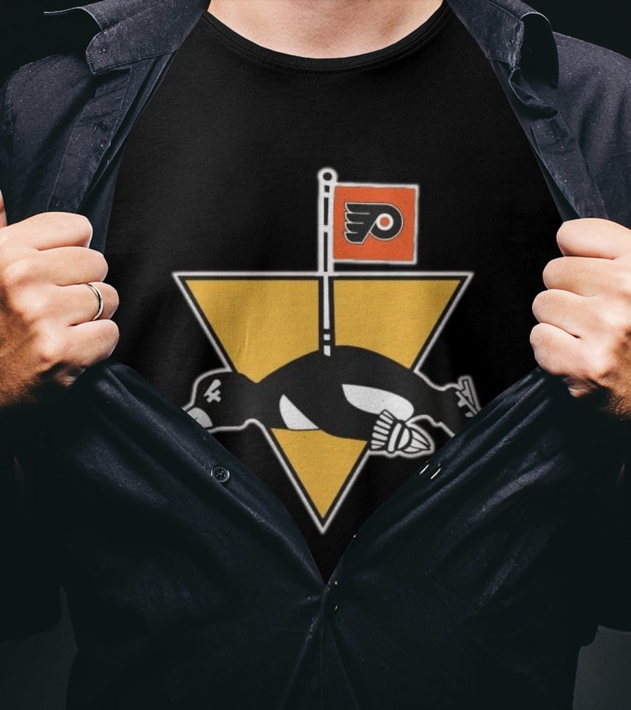 Philadelphia Beat 2026 Flyers Vs Penguins Rivalry T-Shirt