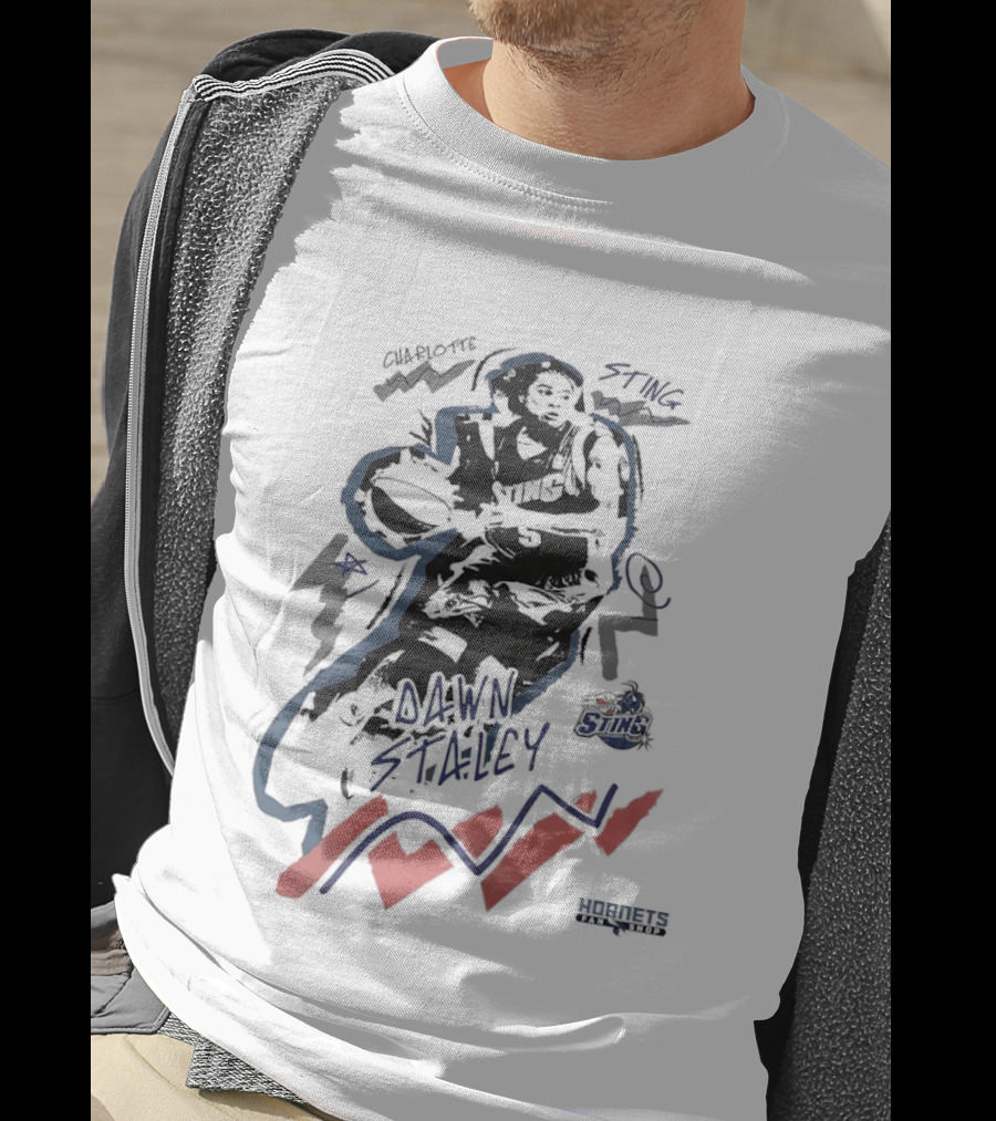 Dawn Staley Charlotte Hornets Basketball Player T-Shirt