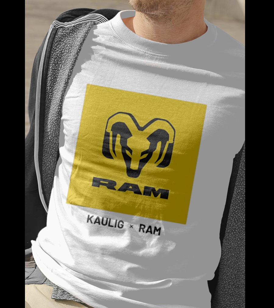 KAULIG X RAM Bold Yellow Icon Collaboration T-Shirt