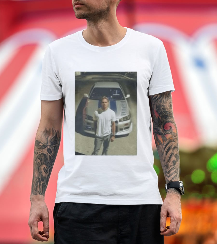 50th Birthday Archive 01 The Paul Walker Foundation Nissan Skyline R34 T-Shirt