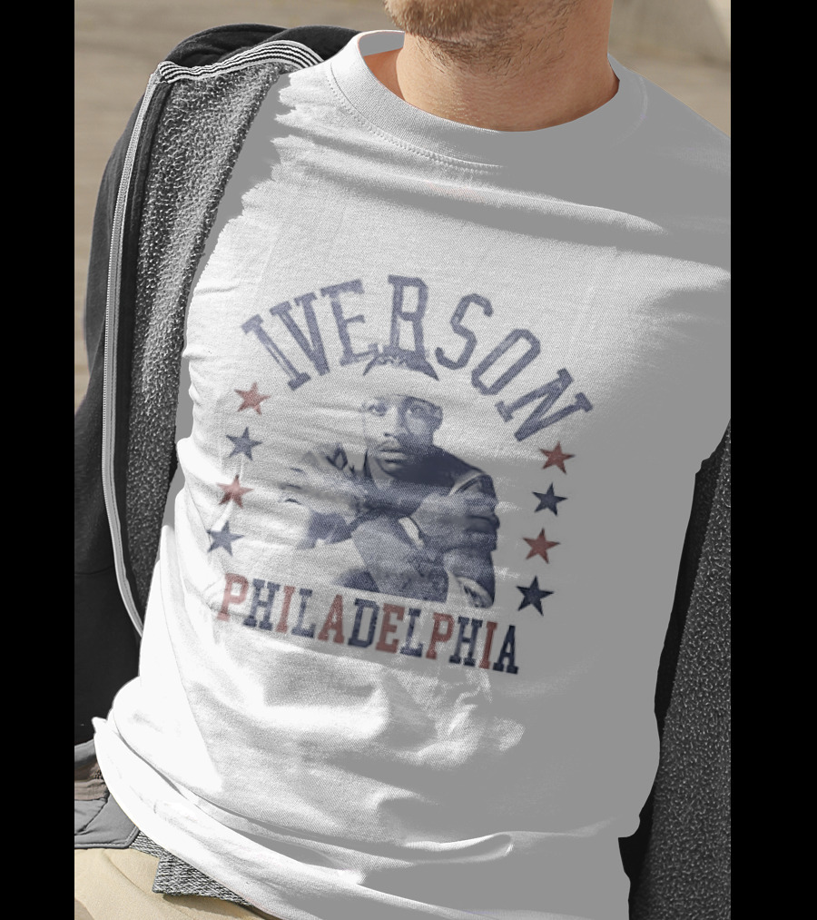 Iverson Philadelphia 76ers NBA Stars T-Shirt
